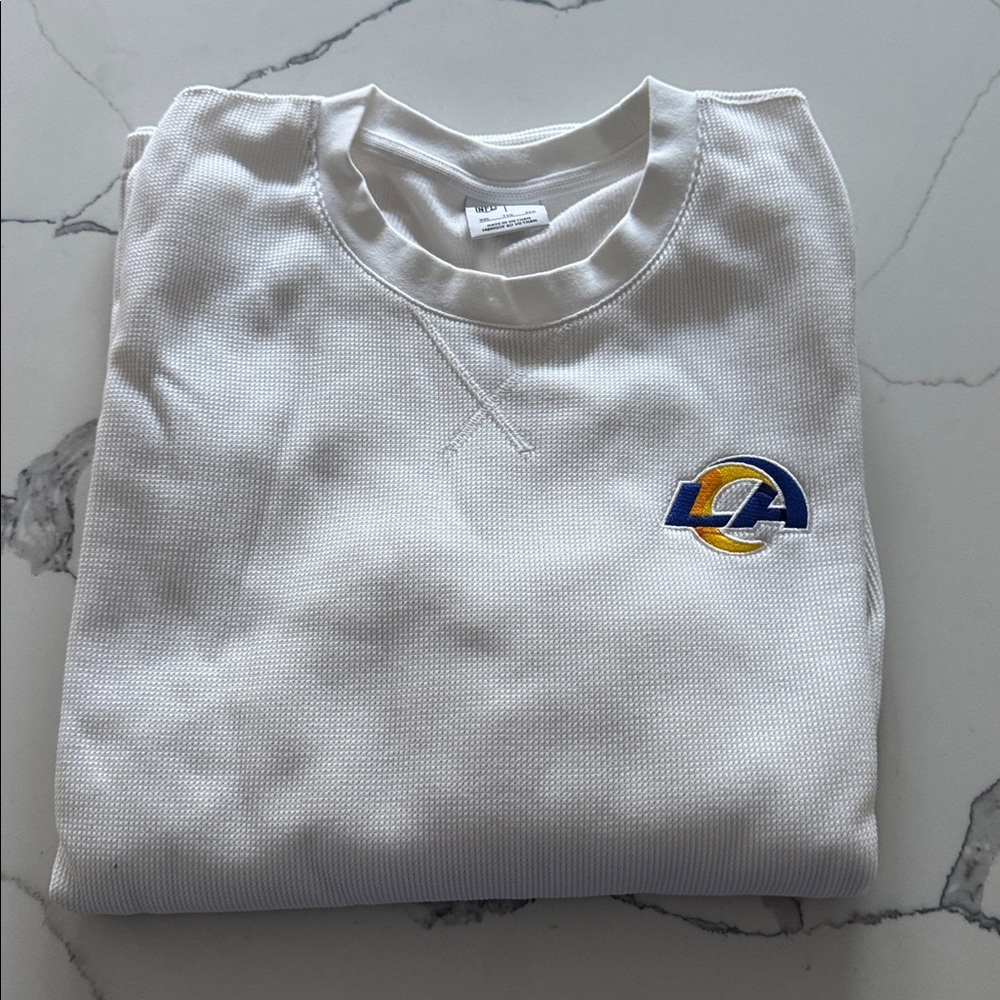 NFL White Crewneck with Nike Logo